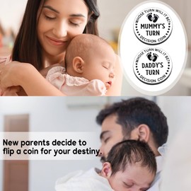 Push Presents for New Mom, Postpartum Gifts for Mom, New Parent Decision Coin, New Parents Gifts for Couples, Baby Gifts Unusual, Mothers Day Fathers Day New Baby Gifts, First Time Mom Dad Gifts