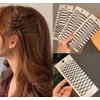 12Pcs Black Hair Bobby Pins, Mini Invisible Bangs Clips, Fashion
