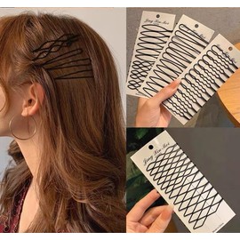 12Pcs Black Hair Bobby Pins, Mini Invisible Bangs Clips, Fashion BB Clip Invisible Bangs Clip Small Bobby Pins for Women and Girls Decorative Wedding Dainty Accessories