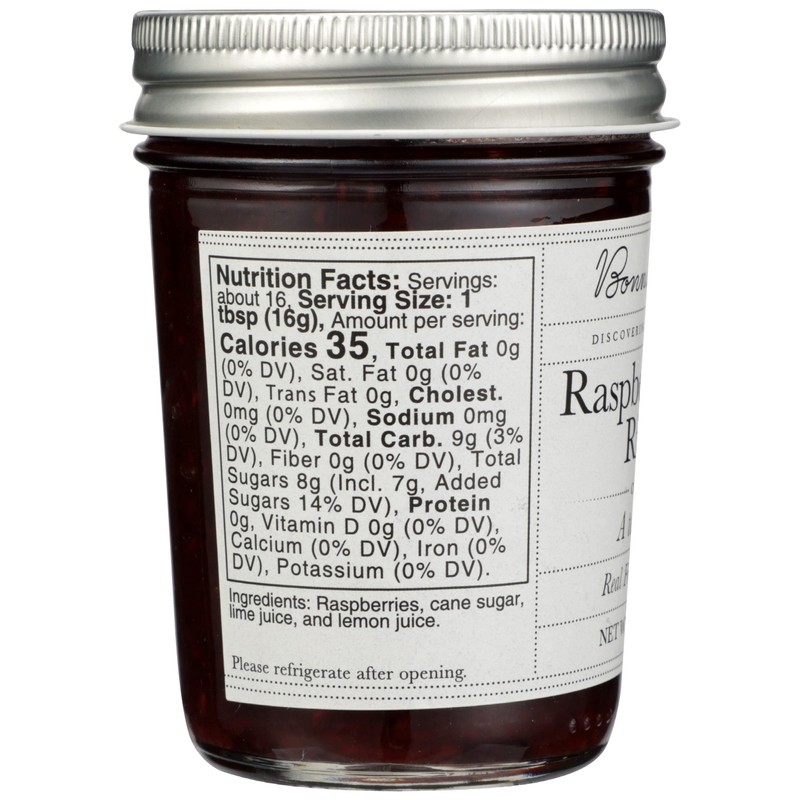BONNIES JAMS Raspberry Lime Rickey Jam, 8.75 OZ