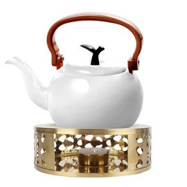 Teapot Warmer Stainless Steel Tea Warmer Tea Light Holder Teapot Warmer Tea Light Heater with Tea Light Holder