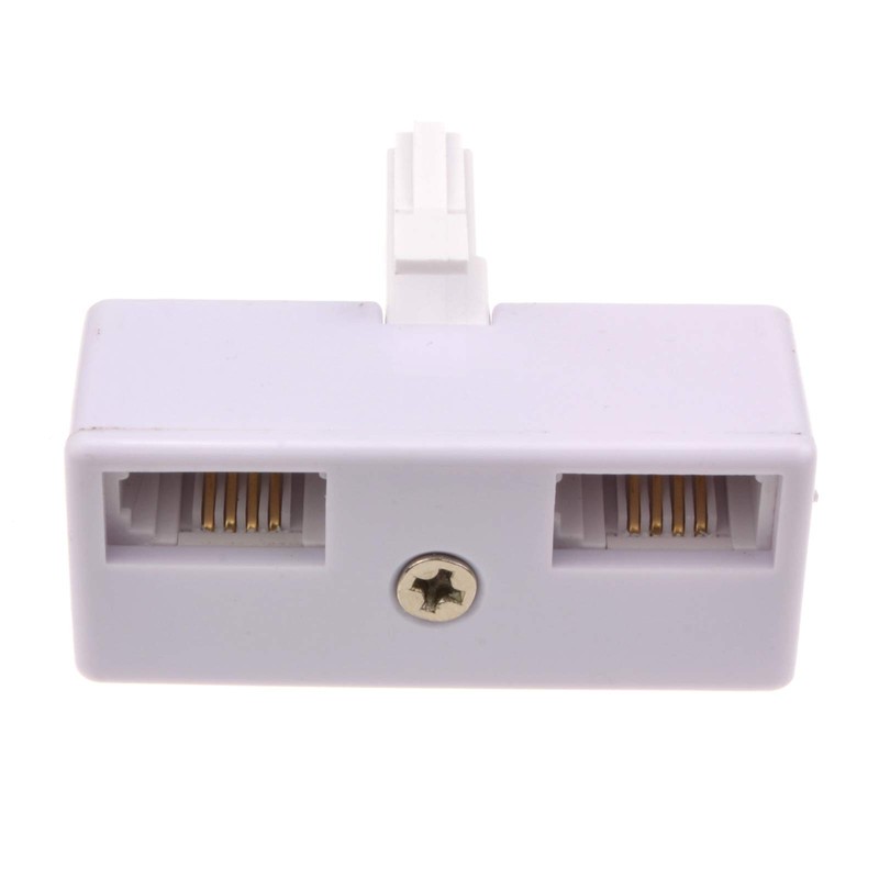 kenable BT Telephone Splitter 2 way Sockets 1 x Socket