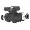 Pneumatic Ball Valve, Pneumatic Connector Manual Regulating Valve Double-Sided Quick