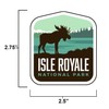 Vagabond Heart Isle Royale National Park Sticker