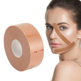 ZJchao Cinta de Estiramiento Facial, Cinta de Estiramiento Miofascial de Piel para Cara Cuello con Algodón Puro Transpirable Mejora las Arrugas