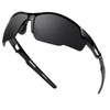 SIPHEW Polarized Sports Sunglasses for Men, Wrap Around Sun Glasses