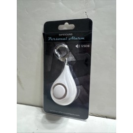 SafeSound Personal Alarm Keyring~White~
