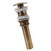 Pop Up Sink Drain Vintage Sink Vessel Drain Stopper Plant