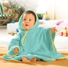 Erwin Müller Children's Poncho with Hood Walk Terry Mint Size