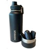NEREUS Water Bottle with Hidden/Secret Compartment - Thermal Lined for