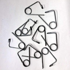 HDM Kart Motorcycle Auto Racing Large Safety Cotter Spring Clip Nut Retaining Pin 10 Pack