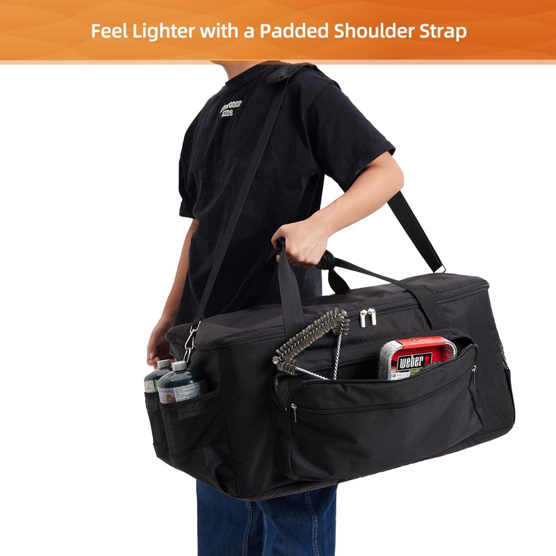 NOELIFE Padded Carry Bag for Weber Q1200 Q1000 Q1400 Liquid