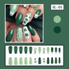 24Pcs St. Patrick's Day Press on Nails Medium Square False