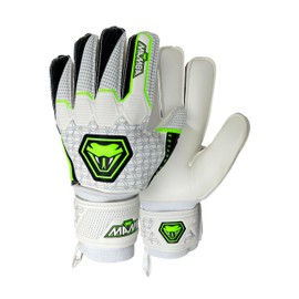 MAMBA REFLEX Goalkeeper Gloves | Youth/Adult | Quality Latex Palm & Back Hand | Removable Finger Spine Protection & Double Length Latex Wristband | Standout British Design (4)