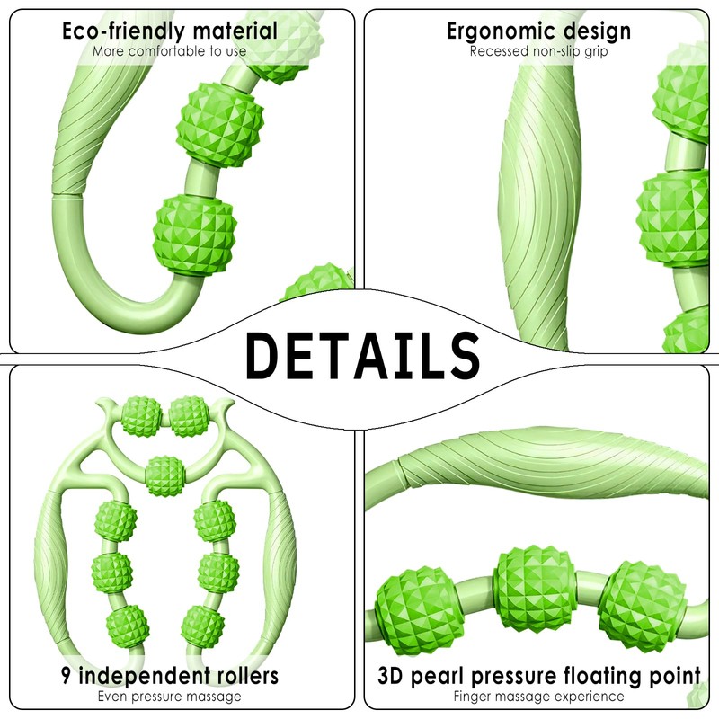 Taozoey Massage Roller, Massage Roller, Leg Massager, Cellulite Deep Tissue