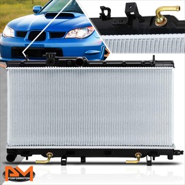 DPI-2703 OE Factory Style Aluminum Core Radiator Compatible with 02-07 Subaru Impreza/Saab 9-2X 2.5 AT/MT