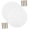 jojofuny Electrical Cover Plate Round Ceiling Hole Cover Plastic Flat