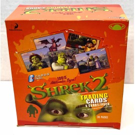 2004 Shrek 2 Movie Photo Trading Card Box 36 Sealed Packs Cards Inc Case Fresh