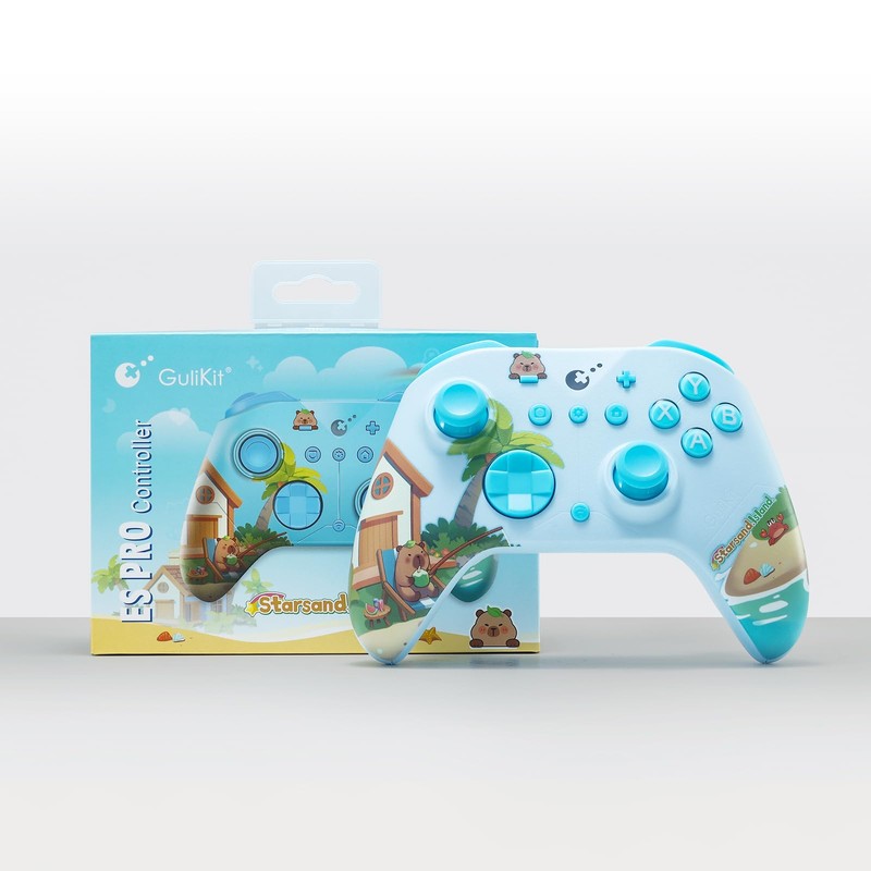 GuliKit ES PRO Wireless PC Controller –3.25ms Low Latency, TMR