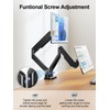 ErgoFocus Dual Monitor Mount Fits Max 39" Computer Screen, Hold