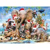 Traditional Advent Calendar - Animals Christmas Hats - 24 Doors