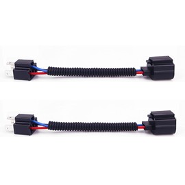 H4 to H13 LED Light Adapter Wiring Harness Connectors,2PCS