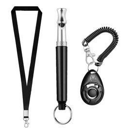 Professional Ultrasonic Dog Whistle With Lanyard & Dog Training Clicker For Recall Stop Barking Adjustable Frequencies Proven Results Pet Training Set