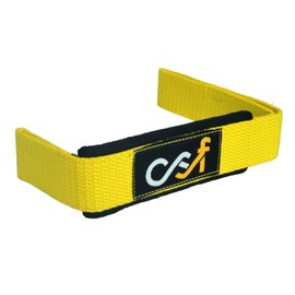 Gym Lifting Straps for weightlifting, Gym wrist straps for power lifting, heavy weightlifting, deadlifting, 24” cotton straps with 4mm neoprene padding for men and women (Yellow)