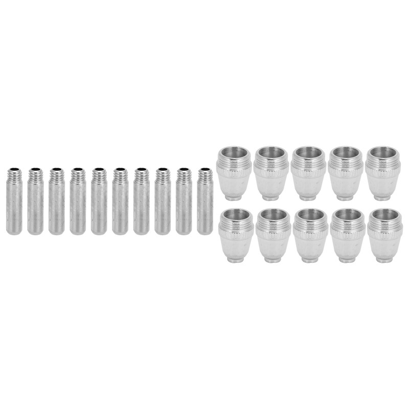 20Pcs Plasma Cutting Torch Consumables Electrode Tip Nozzle for AG-60