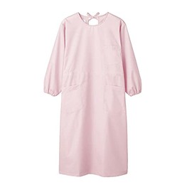 Preventive clothing (women's long sleeve) 54-005 pink size: L Sumisho Mont Blanc medical workers
