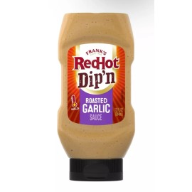 Frank's 〽️ New Frank's Red Hot Dip'n Roasted Garlic Mild Dipping Sauce Bottle 12 FL Oz