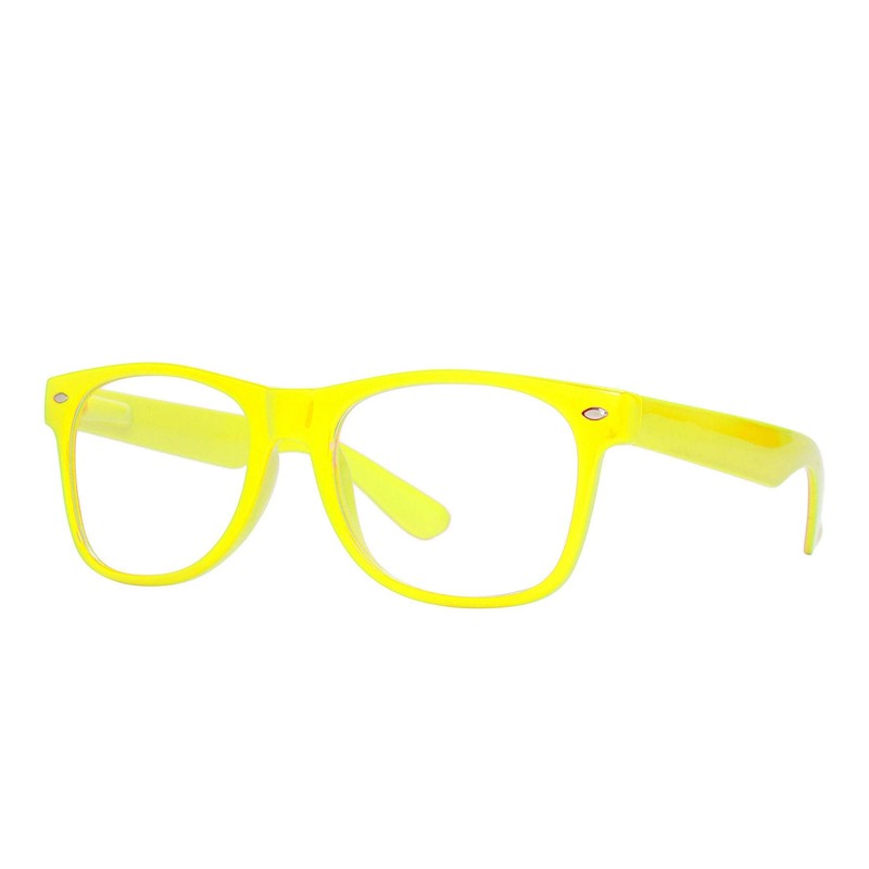 Gravity Shades Classic Buddy Sunglasses, Clear/Yellow