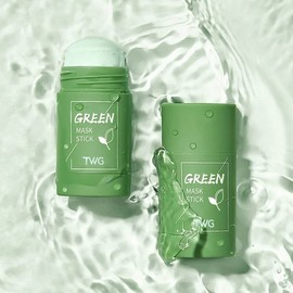 2Pack Máscara Sólida De Té Verde Para Niña, Máscara De Té Verde, Palo De Limpieza Profunda, Máscara De Barro, Control De Aceite, Antiacné, Máscaras De