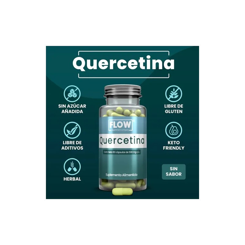 Quercitina 60 Cápsulas Flow