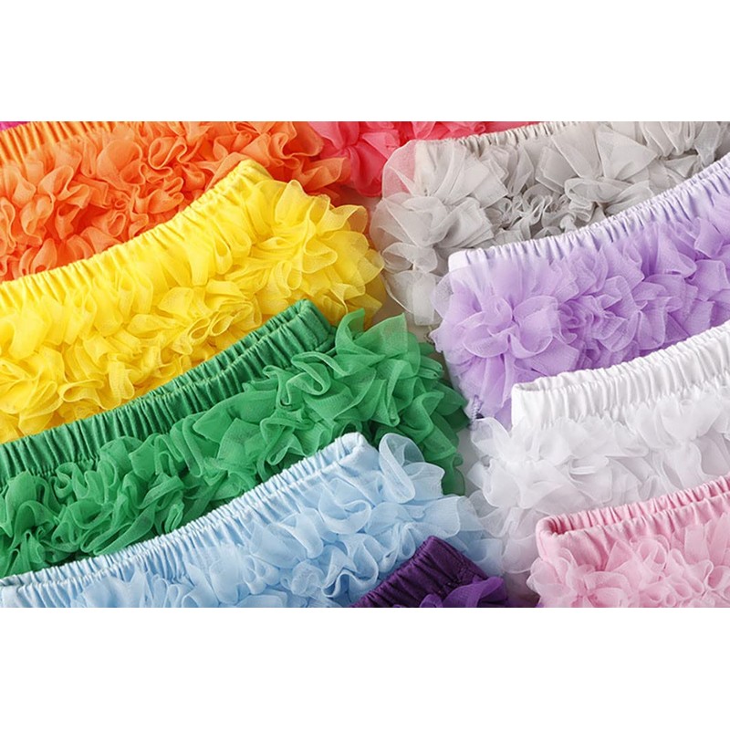 HDLEXD Toddler Infant Baby Girls Lace Ruffle Bloomers Elastic Cotton