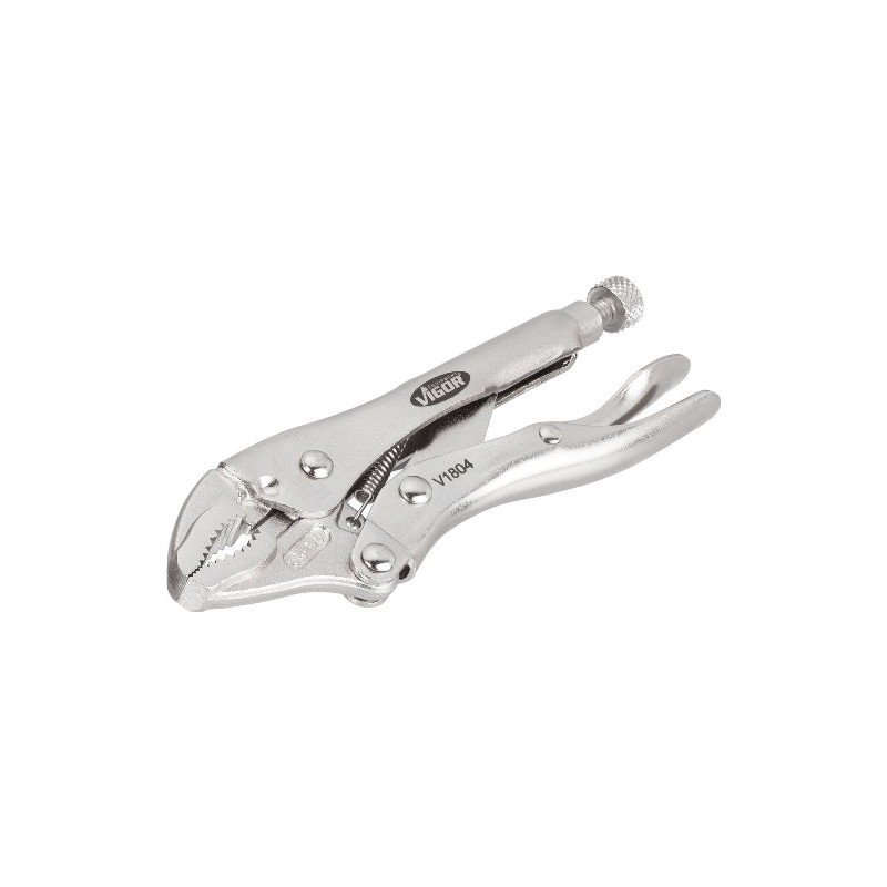 VIGOR V1804 Universal Grip Pliers, Small, Multi-Colour