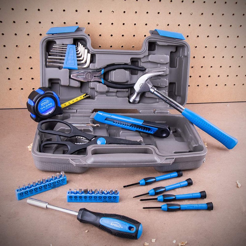 Apollo Tools Original 39 Piece General Household Tool Set in