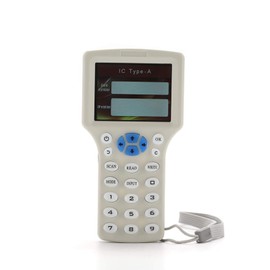 RFID White Portable Card Replicator for Parking Card Access Cards