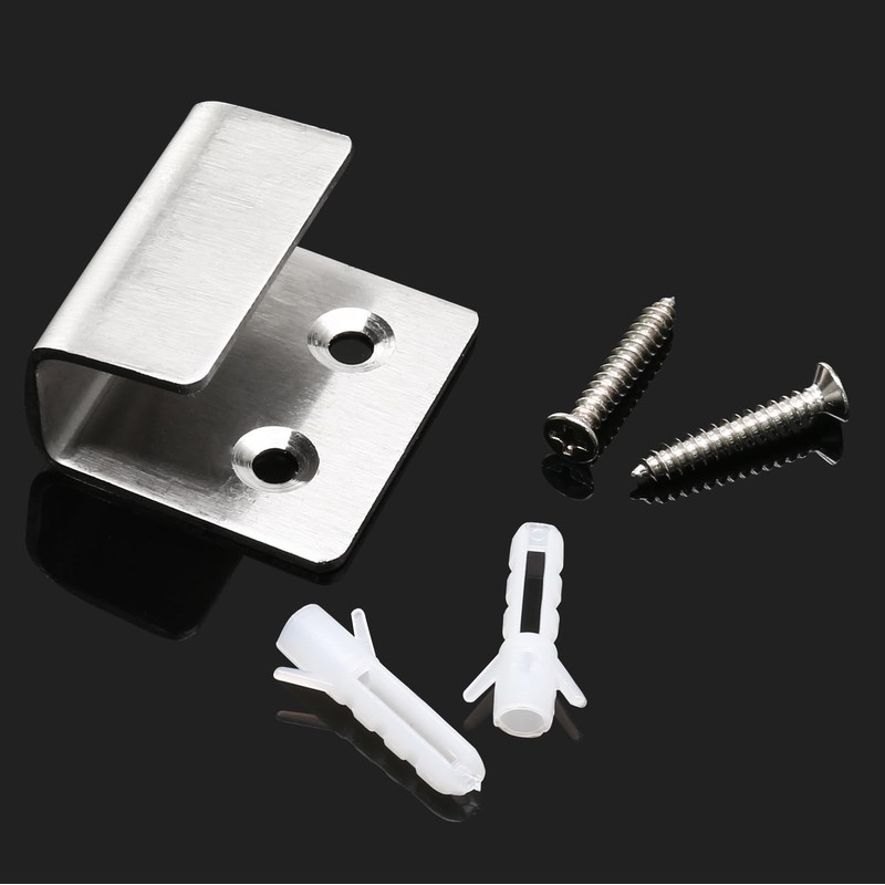Luomorgo 10 Pcs Tile Display Wall Hanger, Stainless Steel Wall
