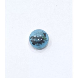 Unbranded Beads Chinese Reverse Painted Glass Bead