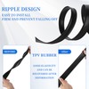 R854056 RV Slide Out Wiper Seal 1-1/2" Black Rubber Slideout