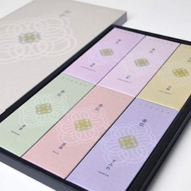 Nihon Kodo Incense Sticks for Posts - Flower Scent, 6 Types, Set of 1