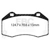 EBC Brakes DP42286R Yellowstuff Performance Brake Pad