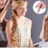 Paquete de 1000 Piezas Mini Liga Plástica Negra Cabello para