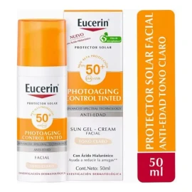 Protector Solar Eucerin Antiedad Control Claro Fps50 50ml