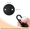 sourcing map Ceiling Hooks Snap Hook Wall Mounted 40x52mm Iron