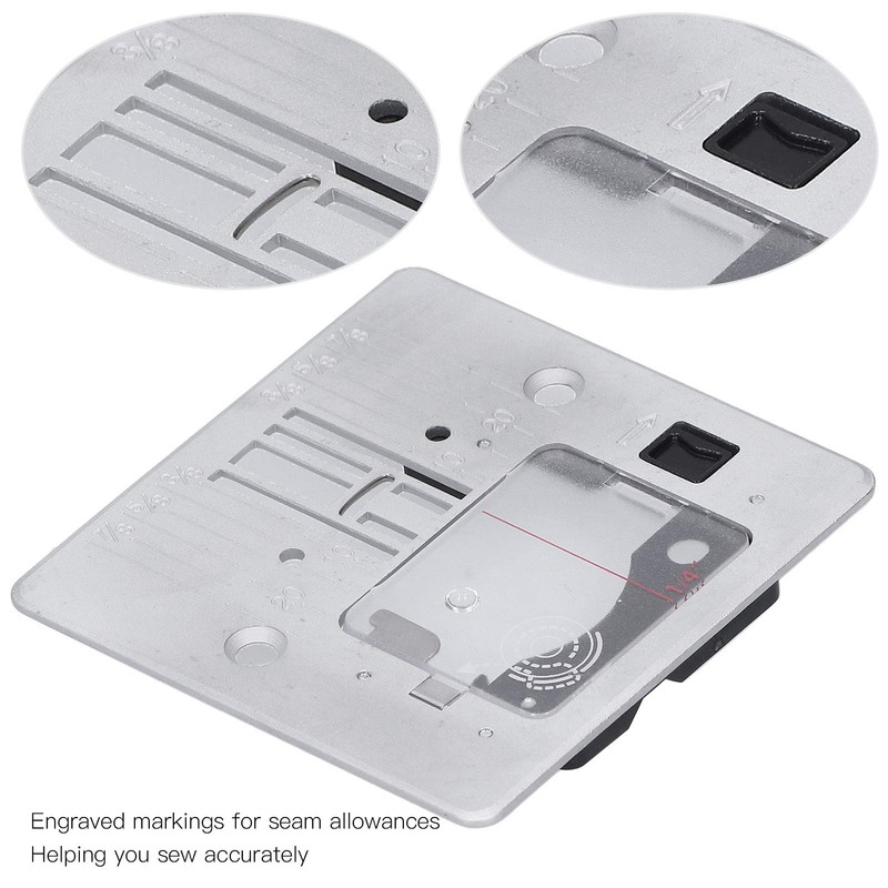 Heavy Duty Needle Plate, Sewing Machine Needle Plate for Singer/JUKI