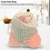 Recyclable Reusable Beeswax Seal Food Fresh Keeping Cloth with Mesh