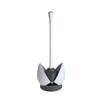 Clorox Toilet Plunger with Hideaway Holder Caddy Heavy-Duty Compact Design