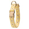 Petiry Daisy Deisgn Jacquard Dog Collar with Soft Cotton Padded